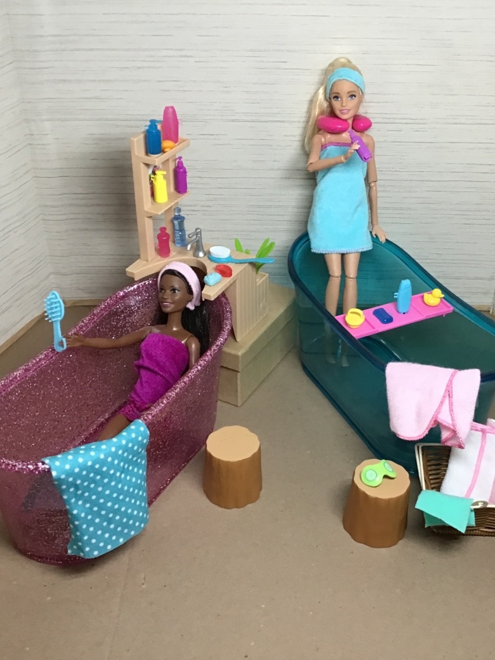 Barbie Dolls and Spa Day